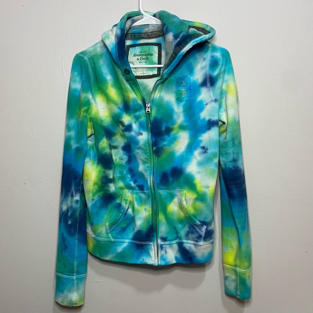 Abercrombie tie dye  Zip Up Hoodie